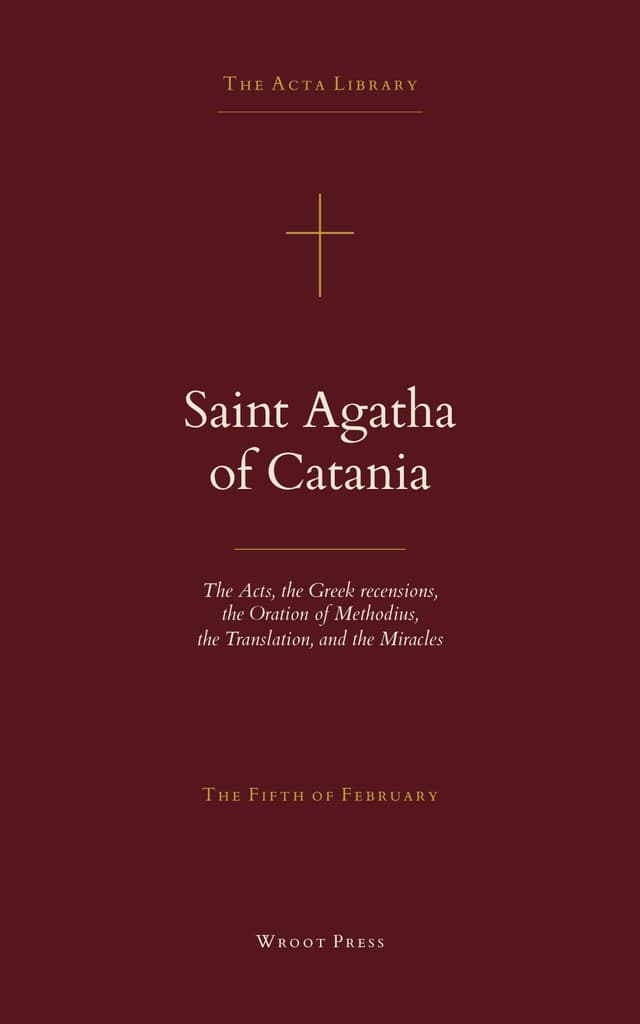 Cover of Saint Agatha of Catania