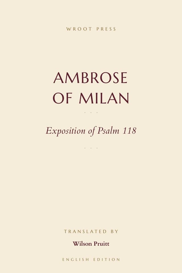 Cover of Ambrose of Milan